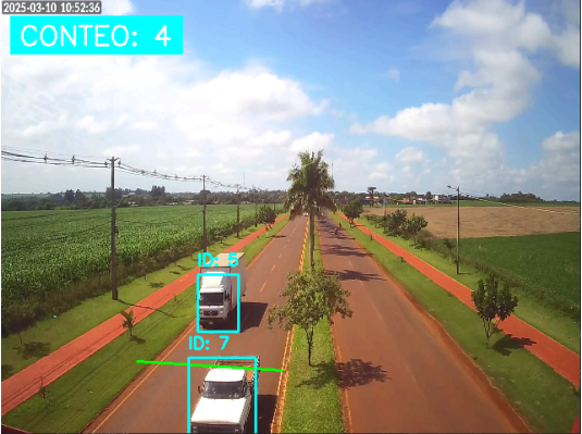 Detección y clasificación de vehículos en una vía con visión artificial